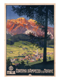 Poster Advertising Cortina D