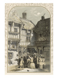 Mummers Perform in the Courtyard of an Elizabethan Manor House