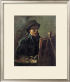 Self-Portrait with Dark Felt Hat in Front of the Easel
