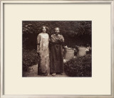 Gustav Klimt and Emilie in the Garden