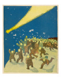 People of Earth Excited by the Passage of Halley's Comet