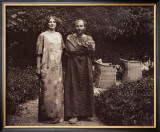 Gustav Klimt and Emilie in the Garden