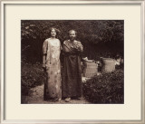 Gustav Klimt and Emilie in the Garden