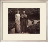 Gustav Klimt and Emilie in the Garden