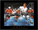 Goals Lamina Framed Art Print