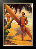 Surfers at the Beach