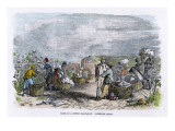 Slaves Gathering Cotton in the Southern United States