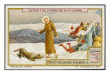 Saint Francis of Assisi Befriends the Wolf of Gubbio