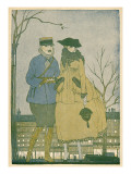 Soldier with Girl 1917