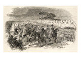 The Camp at Chobham Showing the Arrival of Queen Victoria at Magnet Hill