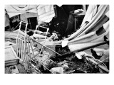 The Bombing of the British Red Cross Giclee Print