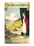 See Ireland First Travel Poster