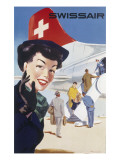 Swissair Advertising Poster