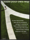 Make Your Own Way Lamina Framed Art Print