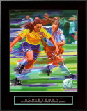 Achievement: Soccer Lamina Framed Art Print