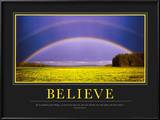 Believe Lamina Framed Art Print