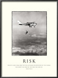 Risk Lamina Framed Art Print