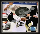 Sergei Gonchar Game 7 - 2008-09 NHL Stanley Cup Finals With Trophy