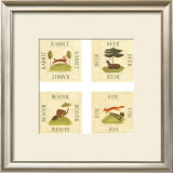 Four Woodland Animals