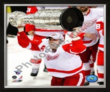 Henrik Zetterberg with the Stanley Cup Game 6 of the 2008 NHL Stanley Cup Finals; #27