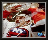 Bryan Trottier - Holding Stanley Cup