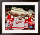 Johan Franzen with the Stanley Cup, Game 6 of the 2008 NHL Stanley Cup Finals; #31