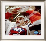 Bryan Trottier - Holding Stanley Cup
