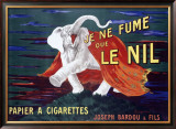 Je Ne Fume Le Nil, Papier a Cigarettes Framed Giclee Print