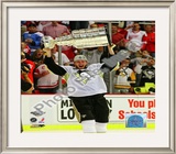 Jordan Staal Game 7 - 2008-09 NHL Stanley Cup Finals With Trophy