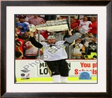 Jordan Staal Game 7 - 2008-09 NHL Stanley Cup Finals With Trophy