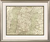Sepia Map of NY