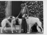 The Duchess with Three of Her Borzois