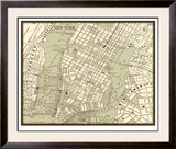 Sepia Map of NY