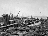 Wreck of the French Destroyer 'Fronde', Hong Kong, 1906