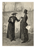 Two Gentlemen in the Jardin Du Luxembourg