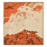 The Way France Is Carrying on These Days, She'Ll Soon Be Needing the Red Cross Again! Giclee Print