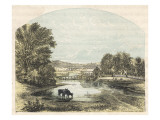Washington Irving His Home at Sleepy Hollow Near Tarrytown, New York