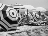 Sun Shades on the Beach at Kos, Greece