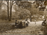 Women and Children in the Parc Monceau on an Autumn Day