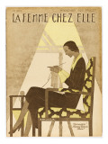 Woman Knitting 1929