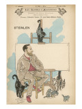 Theophile-Alexandre Steinlen French Artist, Born in Switzerland
