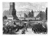 The Second Republic Is Proclaimed in the Place De La Bastille, Paris