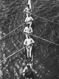 The German Olympic 4 Man Rowing Team with Cox in 1932