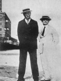 Houdini with His Friend, Sir Conan Doyle, Author of Sherlock Holmes