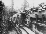 German Trenches During World War I on the Western Front