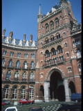 External View of St Pancras Train Station in London