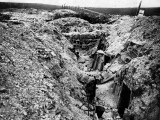 A Damaged German Trench Photographic Print