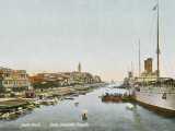 Large Steamship Liner Moored in the Franz Josef Quay, Port Said, Egypt