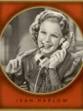 Jean Harlow American Film Actress, Seen Here on the Telephone