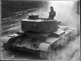 A British Vickers-Armstrong Comet Cruiser Tank Undergoes Tests